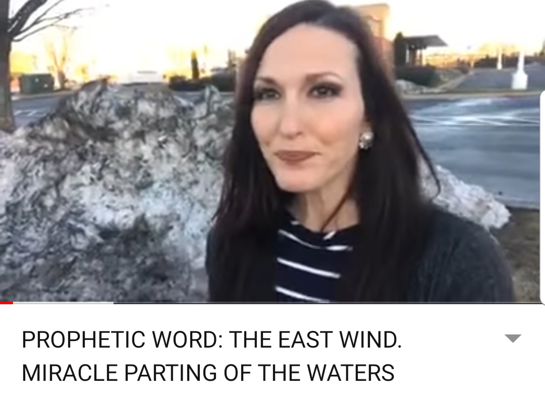 PROPHETIC WORD THE EAST WIND. MIRACLE PARTING OF THE WATERS Emily